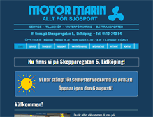 Tablet Screenshot of motormarin.com